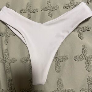 Boom Boom Jeans White Bikini Bottom